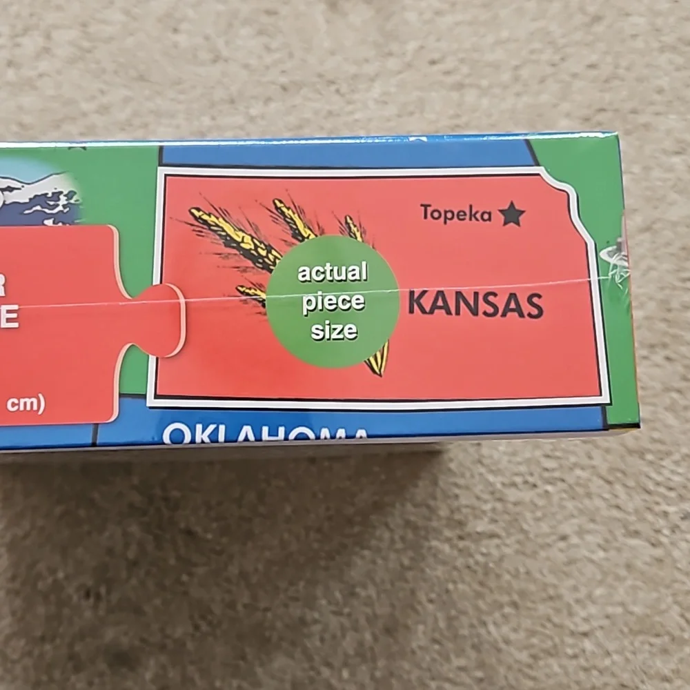 NWT Melissa & Doug 51 piece floor puzzle, United States of America - Picture 2 of 2